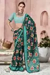 Zoha By Vallabhi Georgette Floral Printed Daily Wear Saree Orders In India